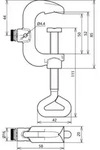 DEHN 589000 PK 4.45 ASSM5 TGTZN Pr&uuml;fklemme
