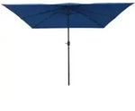 vidaXL Sonnenschirm Quadratisch 295x245 cm Azurblau