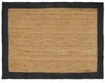 vidaXL Bereichsteppiche Dunkelgrau 160 x 230 cm Jute
