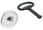 Hager Hager FZ449N Schlie&szlig;ung univers Doppelbart 3mm m.Schl&uuml;ssel f.Schr.IP44