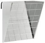 vidaXL H&auml;ngender Heufutterspender Silber 61 x 33 x 66 cm
