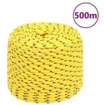 vidaXL Bootsseil Gelb 8 mm 500 m Polypropylen