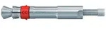 Hinterschnittanker FSU M10x100/20 - galvanisch verzinkter Stahl - Gewinde M10 -