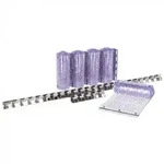 Fliegen-Streifenvorhang-Set - PVC - 5 x PVC-Streifen 30 x 225 cm - 5 x Pendelbleche -
