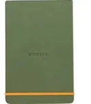 Rhodia Webnotepad A5 96 Bl liniert, mikroperforiert, 90g, Salbeigr&uuml;n 194385C