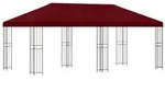 vidaXL Pavillon mit Seitenw&auml;nden 6 x 3 m Bordeauxrot
