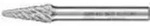 PFERD TOOLS 21001025 Fr&auml;sstift Hartmetall Kugel L&auml;nge 60mm Produktabmessung, &Oslash; 8mm