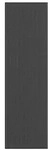 vidaXL Fu&szlig;matte Streifen Schwarz und Grau 115x400 cm
