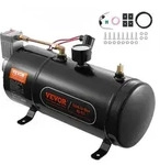 VEVOR 12-V-Luftkompressor-Set mit Tank 3 L, Zughorn-Luftkompressor-Satz, 90-120...