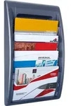 Paperflow Prospekthalter 4060.11 DIN A4 quer 4F&auml;cher anthrazit