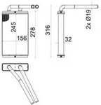 Mahle AH268000S W&auml;rmetauscher, Innenraumheizung
