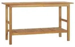 vidaXL Waschtisch Massivholz Teak 132x45x75cm
