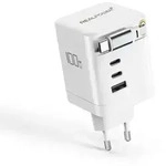 Realpower REALPOWER GaN Charger 100W weiss, 100 Watt,3xType-C,1x USB-A