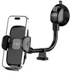 Tech-Protect V3 Langarm-Autotelefonhalter f&uuml;r Windschutzscheibe/Cockpit Schwarz