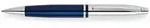 Kugelschreiber Calais Blau-Lack und Chrom in Geschenkbox