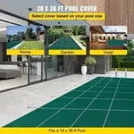 VEVOR Pool Abdeckplane, passend f&uuml;r 6,1 x 11,6 cm, Sicherheits-Poolabdeckung,