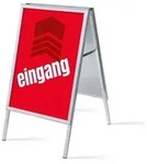 Kundenstopper A1 Set Eingang rt deutsch