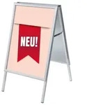 Kundenstopper A1 Set Neu rt deutsch