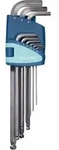 Winkelschraubendrehersatz 9-tlg.Ku.-Halter SW 1,5-10mm lang Kugelk.TECWERK