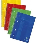 Clairefontaine 5x Collegeblock A5 6-fach gelocht 80 Bl blanko 90g Sortiert 8570C
