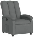 vidaXL Relaxsessel Dunkelgrau Stoff