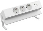 kalb | 3er Aufsatzsteckdose zum Anklemmen, USB A/C, 3-fach Steckdose, 230V 16A,...