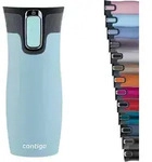 Contigo Thermobecher West Loop Autoseal Edelstahl Isolierbecher 470 ml Fb. Aqua