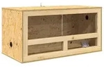 vidaXL Terrarium Braun 80 x 40 x 40 cm OSB