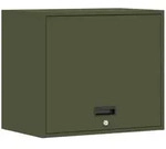 vidaXL Wandschrank f&uuml;r die Garage mit Gasdrucklift-T&uuml;r Olivgr&uuml;n