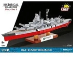 Battleship Bismarck &ndash; Klemmbaustein-Modell 1:700