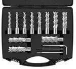 VEVOR Kronenbohrer-Set Metall 13 tlg. 7/16, 1/2, 9/16, 11/16, 5/8, 3/4, 13/16,...