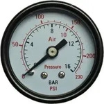 Aerotec Manometer R&uuml;ckseite Au&szlig;engewinde 1/4 (9415451)