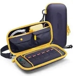 Spigen Nano Pop Pro Tasche f&uuml;r Nintendo Switch 2 &ndash; Marineblau und Gelb