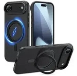 TechProtect MagRing magnetisch H&uuml;lle Kompatibel mit iPhone 17 Air Schwarz