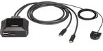 ATEN US3312 2-Port USB-C 4K DisplayPort KVM-Umschalter 4096 x 2160 Pixel