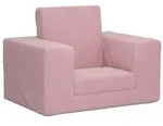 vidaXL Schlafsofa f&uuml;r Kinder Rosa Weicher Pl&uuml;sch
