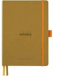 Rhodia Goalbook A5 120 Bl elfenbein 90g, Dot/punktkariert Gold 117811C
