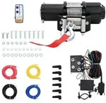 vidaXL Elektrische Seilwinde 12 V 4500 lbs 2040 kg mit Fernbedienung
