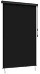 vidaXL Rollo Schwarz 180 x 250 cm Stoff und Aluminium
