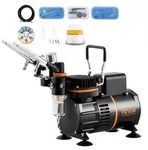 VEVOR Airbrush-Set, Luftkompressor mit Doppell&uuml;fter, professionelles