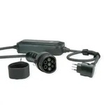 ROLINE Tragbares E-Auto Ladeger&auml;t, CEI23-50 (IT, Typ-L) & Typ2 Stecker,...