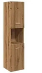vidaXL Bad-H&auml;ngeschrank Artisan-Eiche 30x30x130 cm Holzwerkstoff