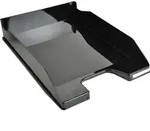 Exacompta 6x Briefablage COMBO MIDI, Kollektion Office, Schwarz Glossy, 113214D
