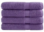 vidaXL Premium-Saunat&uuml;cher SOLUND 4 Stk. Lila 80x200 cm 600 g/m2