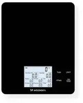 Wozinsky WIK-10 Intelligente K&uuml;chenwaage mit Bluetooth-App &ndash; Schwarz