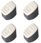 Hailo Fu&szlig;-Set 4 St&uuml;ck f&uuml;r Steig- & St&uuml;tzholm von K100 TopLine/ LivingStep Comfort