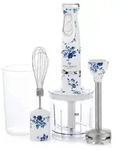 Laura Ashley 600 W Edelstahl-Stabmixer mit Mixer, Schneebesen, Zerkleinerer und...