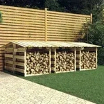 vidaXL Pergolen mit Dach 6 Stk. 100x90x100 cm Kiefernholz Impr&auml;gniert