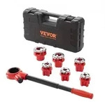 VEVOR 6-tlg. Set Gewindeschneidkluppe Rohrgewindeschneidsatz Kluppe...