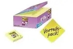 Post-it Haftnotizen Super Sticky Notes, 48 x 48 mm, gelb